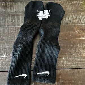 Nike Black and White Athletic Crew Socks